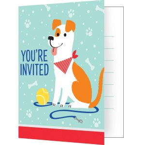 Dog Party Invitations