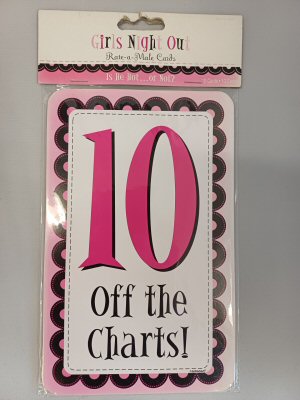 Girls Night Out Rating Cards