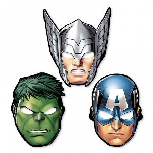 Avengers Party Paper Masks Avengers Party Paper Masks