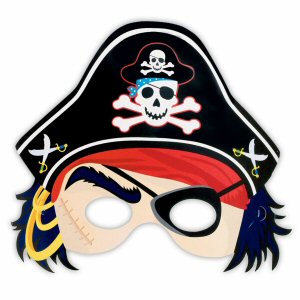 Treasure Paper Pirate With Eye Mask Treasure Paper Pirate With Eye Mask