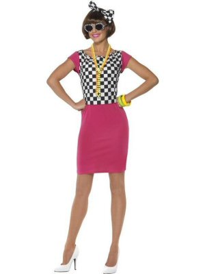Smiffys Two Tone Ska Girl Outfit Smiffys Two Tone Ska Girl Outfit
