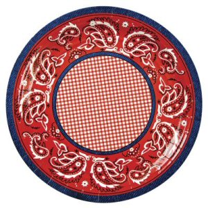 Howdy Cowboy 23cm Party Plates