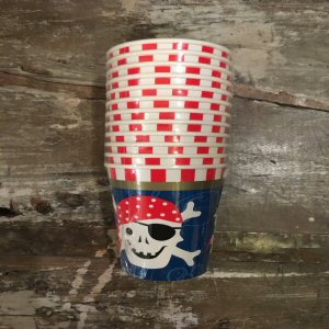 Pirate Party Cups by Meri Meri Pirate Party Cups by Meri Meri
