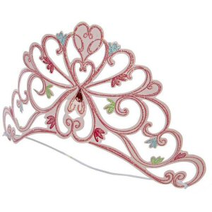 Little Dancer Pink Glitter Card Tiaras