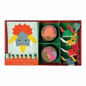 Roarrrrr Dinosaur cupcake set