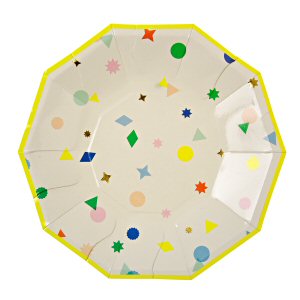 Toot Sweet Charms Hexagonal Paper Plates