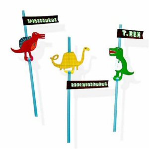 Dinosaur Drinking Straws