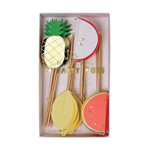 Tropical Fruit Party Picks