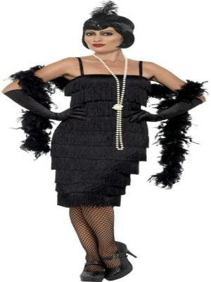 Black Flapper Costume Black Flapper Costume