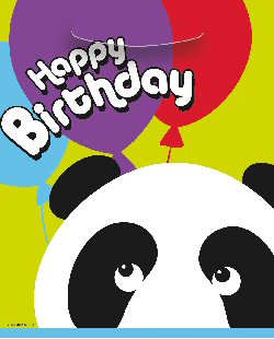 Panda Party Happy Birthday Loot Bags