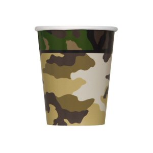 Camouflage And Army Party Paper Cups Camouflage And Army Party Paper Cups
