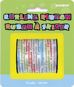 Congratulations Curling Ribbon