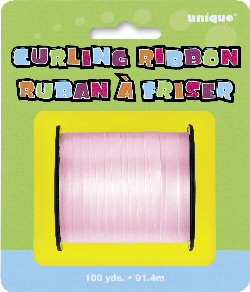 Pastel Pink Curling Ribbon