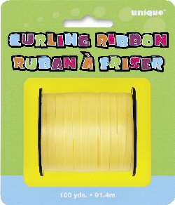 Yellow Curling Ribbon