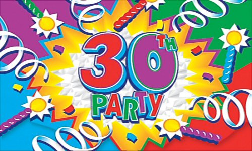 Birthday Explosion 30th Party Invitations