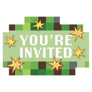 TNT Party Postcard Invitations TNT Party Postcard Invitations