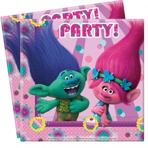 Trolls Party Paper Napkins
