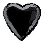 Foil Balloons Heart shape Pkg Unique