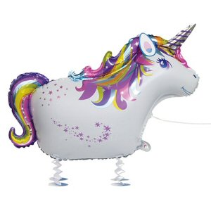 Unicorn Walking Pet Foil Helium Balloon