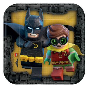 Batman Lego Party Plates 18cm