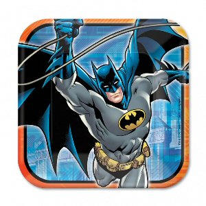 Batman Party Paper Square Plates