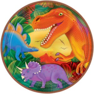Prehistoric party plates