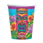 Hawaiian Luau Tiki Island Party Cups Hawaiian Luau Tiki Island Party Cups