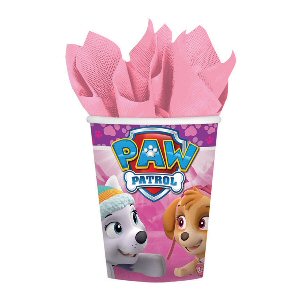 Paw Patrol Pink Party Paper Cups