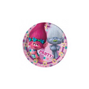 Trolls Party Paper Plates