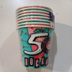 The Fabulous 50s Rock and Roll Party Cups