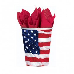 USA Flying Colours Party Cups