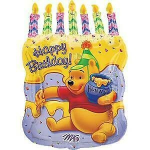 Winnie the Pooh Party Foil Cake Balloon Winnie the Pooh Party Foil Cake Balloon