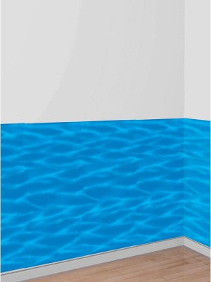 Ocean Blue Scene Setters Room Roll