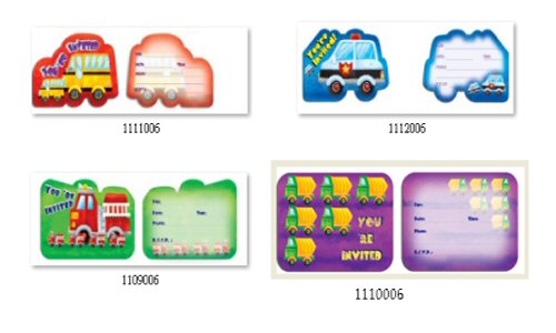 Vehicles And Wheels Party Invitations Vehicles And Wheels Party Invitations