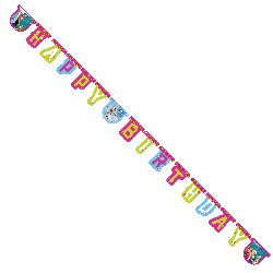 Frozen Party Happy Birthday Banner
