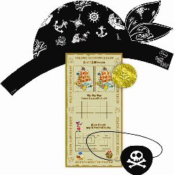 Jake and The Neverland Pirates Yo Ho Party Treasure Hunt Game