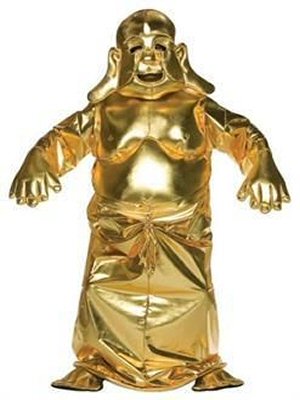 Golden Buddha Deluxe Adult Costume Golden Buddha Deluxe Adult Costume