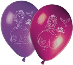 Sofia the First Party Latex Balloons