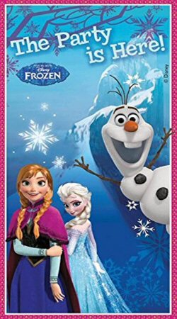 Frozen Party Door Banner Decoration