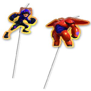 Big Hero 6 party straws