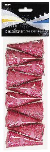 Magenta Cone Shaped Party Poppers