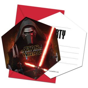 Star Wars The Force Awakens Party Invitations Star Wars The Force Awakens Party Invitations