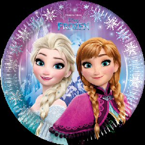 Frozen Party Paper Plates