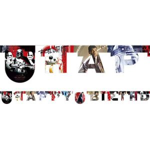 Star Wars The Last Jedi Party Happy Birthday Banner Star Wars The Last Jedi Party Happy Birthday Banner