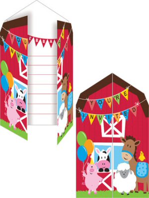 Farmhouse Fun Party Invitations