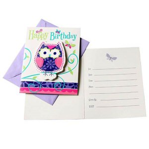 Owl Party Invitations