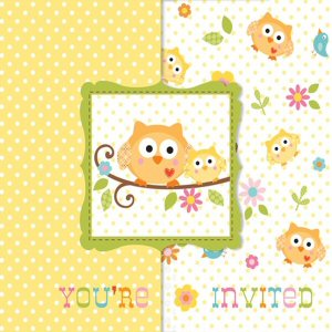 Owl Party Invitations