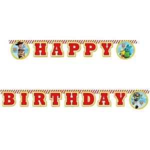 Toy Story 4 Party Happy Birthday Banner Toy Story 4 Party Happy Birthday Banner