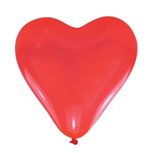 Red Heart Air Fill Latex Balloons