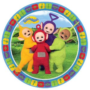 Teletubbies Paper Plates 23cm Teletubbies Paper Plates 23cm